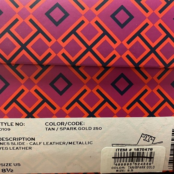 Tory Burch Tan Leather Slippers - Picture 8 of 10